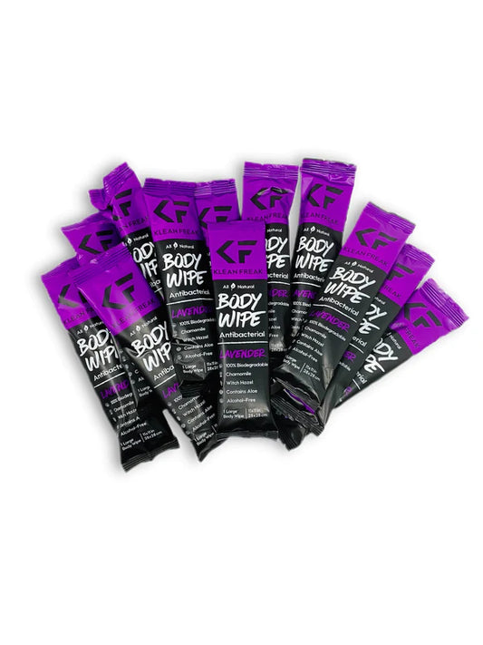 Lavender Body Wipes - 12 Pack